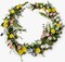 Spring Floral Garlands – 6 Ft Wildflower Daisy Garland, Silk Spring Flower Vine for Mantle, Wall, Fireplace, Bedroom, Table Centerpiece, Party, and Home Décor